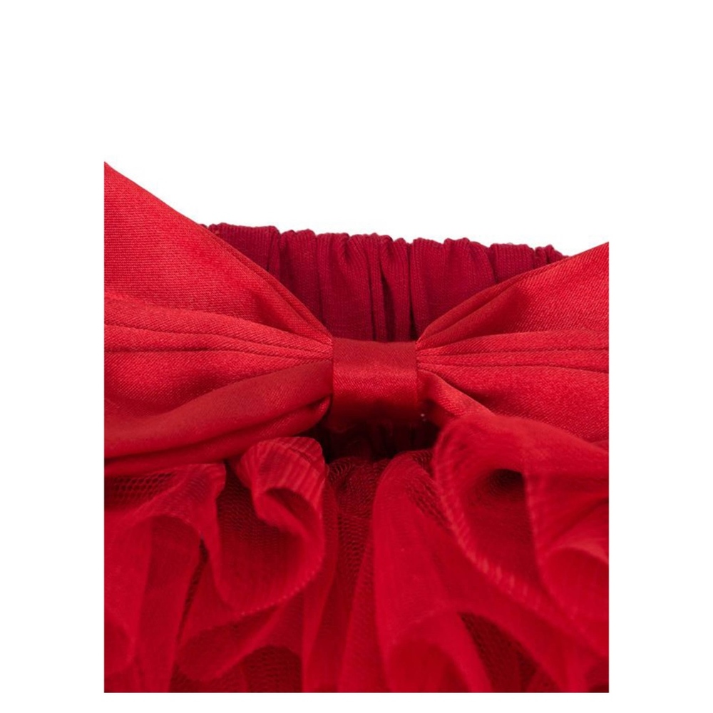 White Red 3 Piece Onsie Tutu Skirt Christmas Set - Picture 4 of 5